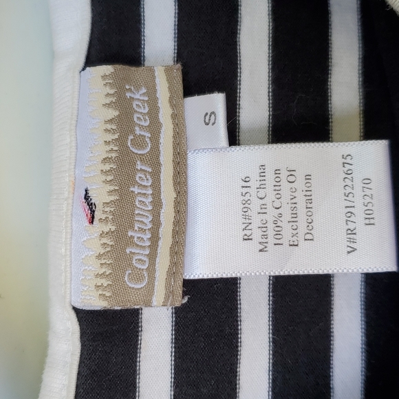 3/$30 Coldwater Creek 3/4 Sleeve Shirt - Picture 4 of 6